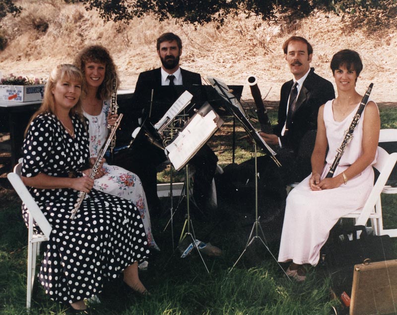 Redwood Consort outdoors in Santa Barbara